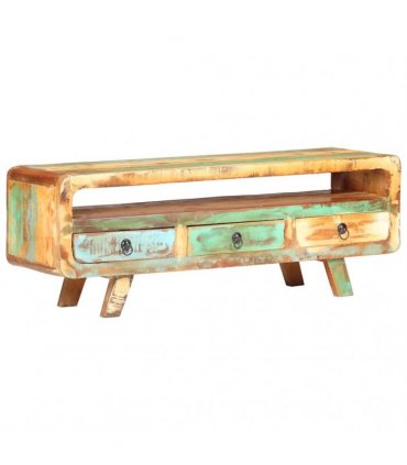 vidaXL TV Cabinet 117x30x41 cm Solid Reclaimed Wood