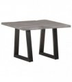 vidaXL Coffee Table with Live Edges 60x60x40 cm Solid Acacia Wood