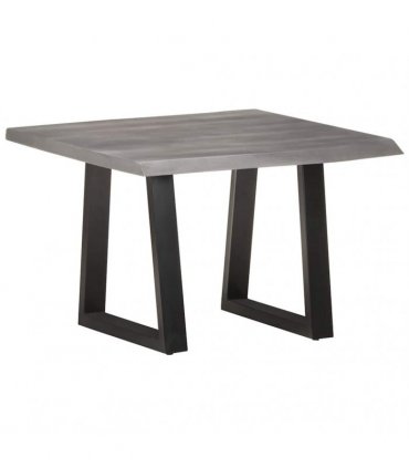 vidaXL Coffee Table with Live Edges 60x60x40 cm Solid Acacia Wood