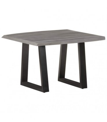 vidaXL Coffee Table with Live Edges 60x60x40 cm Solid Acacia Wood