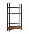vidaXL Bookshelf 118x30x200 cm Solid Reclaimed Wood