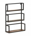 vidaXL Wall Shelf 60x20x85 cm Solid Reclaimed Wood