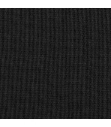 vidaXL Linen-Look Blackout Curtains with Hooks 2 pcs Black 140x175 cm