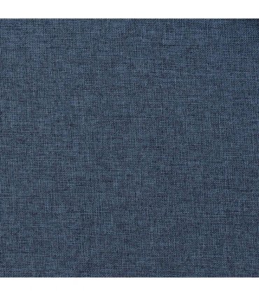 vidaXL Linen-Look Blackout Curtains with Grommets 2 pcs Blue 140x245cm