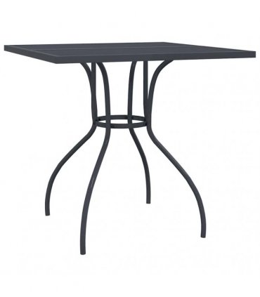 vidaXL 5 Piece Garden Dining Set Anthracite Metal Mesh