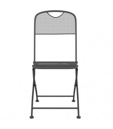 vidaXL 5 Piece Garden Dining Set Anthracite Metal Mesh