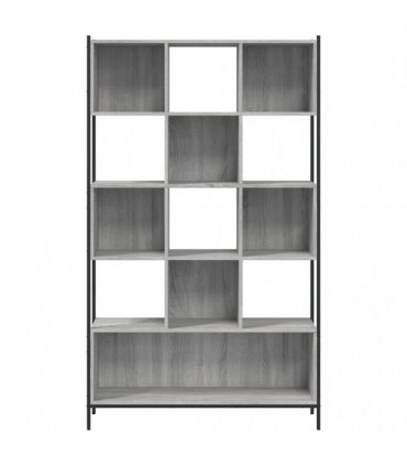 vidaXL Bookcase Grey Sonoma 102x28x172 cm Engineered Wood
