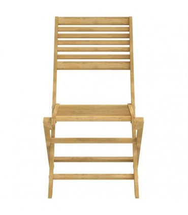 vidaXL Folding Chairs 6 pcs 48,5x61,5x87 cm Solid Wood Acacia