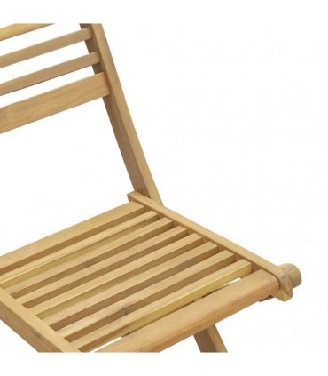 vidaXL Folding Chairs 6 pcs 48,5x61,5x87 cm Solid Wood Acacia