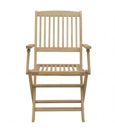 vidaXL Folding Chairs 8 pcs 54,5x58x90 cm Solid Wood Acacia