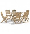 vidaXL 7 Piece Garden Dining Set Solid Wood Acacia
