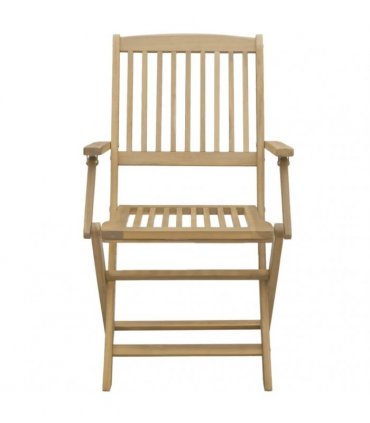 vidaXL 7 Piece Garden Dining Set Solid Wood Acacia