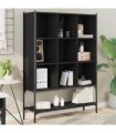 vidaXL Bookcase Black 102x30x141,5 cm Engineered Wood