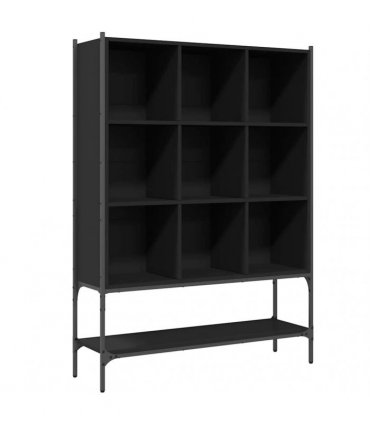 vidaXL Bookcase Black 102x30x141,5 cm Engineered Wood