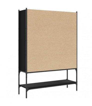 vidaXL Bookcase Black 102x30x141,5 cm Engineered Wood