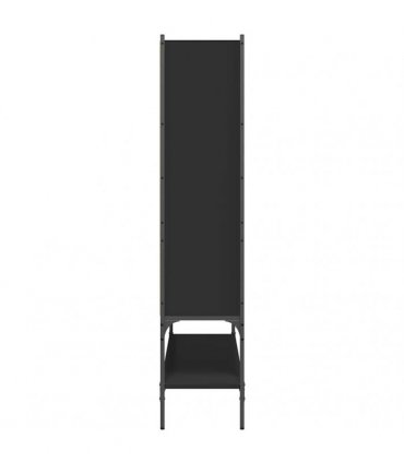 vidaXL Bookcase Black 102x30x141,5 cm Engineered Wood