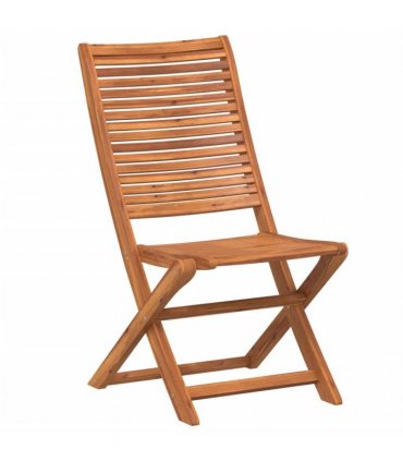 vidaXL Folding Chairs 6 pcs 51x66x95 cm Solid Wood Acacia