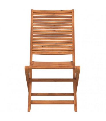 vidaXL Folding Chairs 6 pcs 51x66x95 cm Solid Wood Acacia