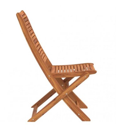 vidaXL Folding Chairs 6 pcs 51x66x95 cm Solid Wood Acacia