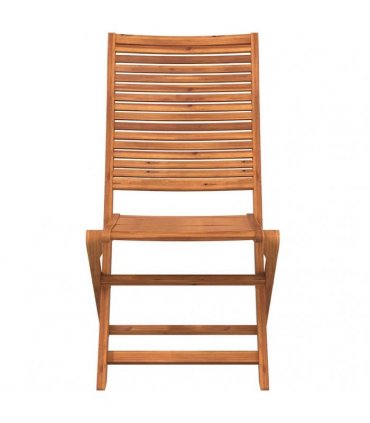 vidaXL Folding Chairs 8 pcs 51x66x95 cm Solid Wood Acacia