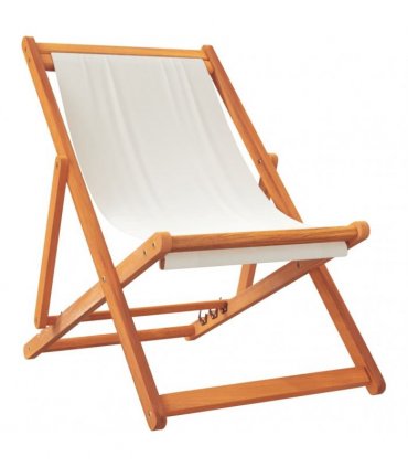 vidaXL Folding Chairs 2 pcs Cream White Fabric