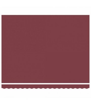 vidaXL Manual Awning with Solar LED 4 x 3 m Burgundy 100% Polyester
