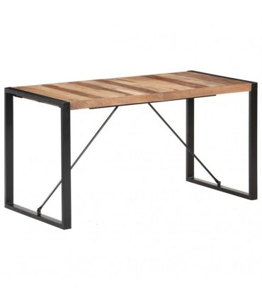 vidaXL Dining Table 140x70x75 cm Solid Wood
