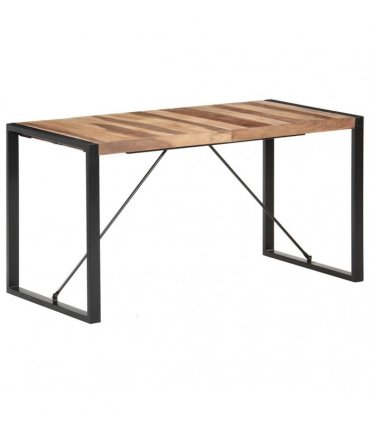 vidaXL Dining Table 140x70x75 cm Solid Wood