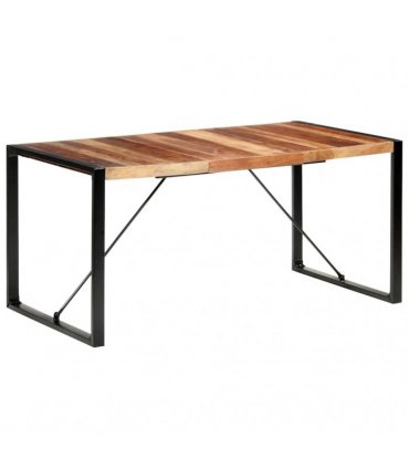 vidaXL Dining Table 160x80x75 cm Solid Wood