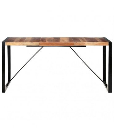 vidaXL Dining Table 160x80x75 cm Solid Wood