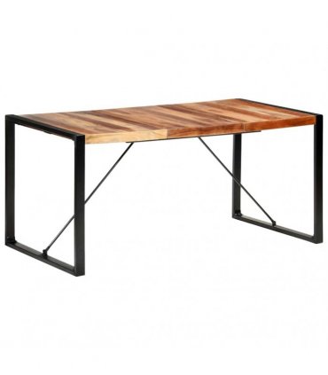 vidaXL Dining Table 160x80x75 cm Solid Wood