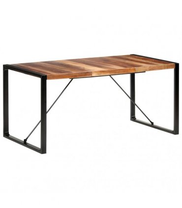 vidaXL Dining Table 160x80x75 cm Solid Wood