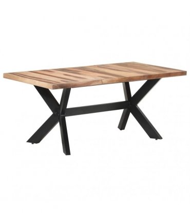 vidaXL Dining Table 180x90x75 cm Solid Wood with Honey Finish