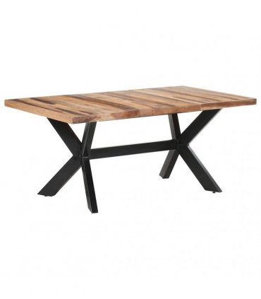 vidaXL Dining Table 180x90x75 cm Solid Wood with Honey Finish