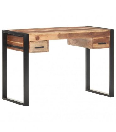 vidaXL Desk 110x50x76 cm Solid Wood