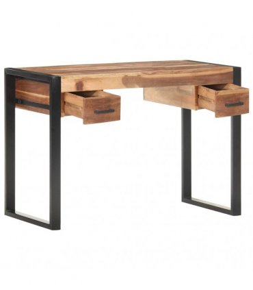 vidaXL Desk 110x50x76 cm Solid Wood