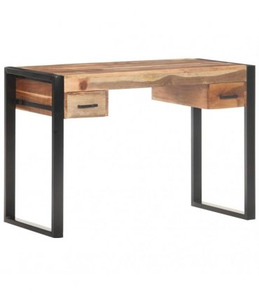 vidaXL Desk 110x50x76 cm Solid Wood