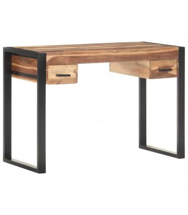 vidaXL Desk 110x50x76 cm Solid Wood