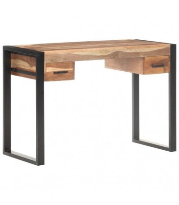 vidaXL Desk 110x50x76 cm Solid Wood