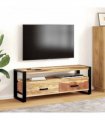vidaXL TV Cabinet 120x35x45 cm Solid Wood with Honey Finish