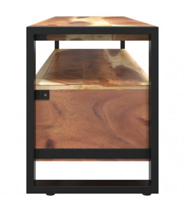 vidaXL TV Cabinet 120x35x45 cm Solid Wood with Honey Finish