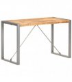 vidaXL Dining Table 120x60x75 cm Solid Rough Mango Wood