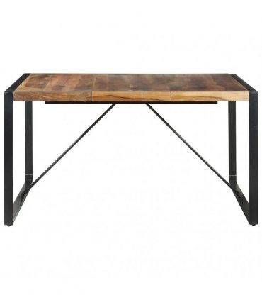 vidaXL Dining Table 140x140x75 cm Solid Wood