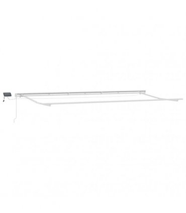 vidaXL Manual Awning with Solar LED 6 x 3 m