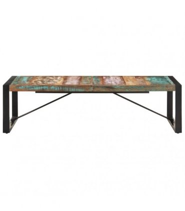 vidaXL Coffee Table 140x70x40 cm Solid Reclaimed Wood