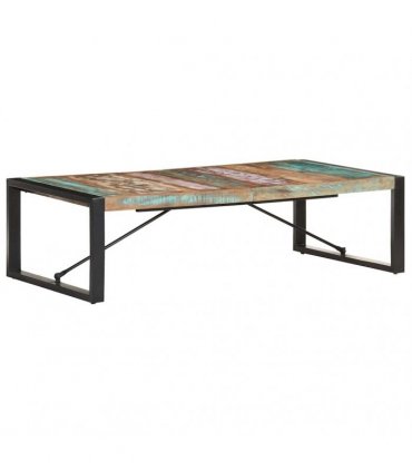 vidaXL Coffee Table 140x70x40 cm Solid Reclaimed Wood