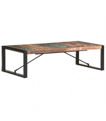 vidaXL Coffee Table 140x70x40 cm Solid Reclaimed Wood