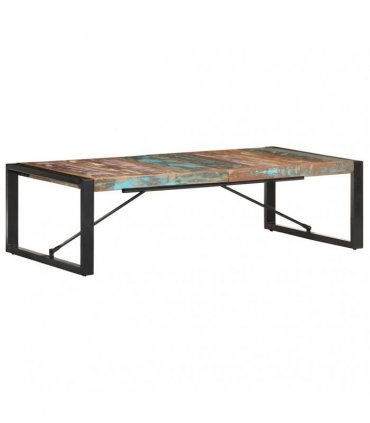 vidaXL Coffee Table 140x70x40 cm Solid Reclaimed Wood