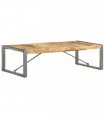 vidaXL Coffee Table 140x70x40 cm Rough Mango Wood