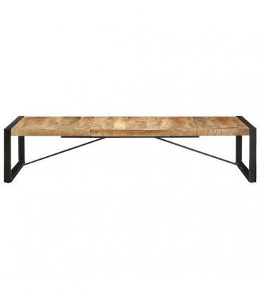 vidaXL Coffee Table 180x90x40 cm Rough Mango Wood